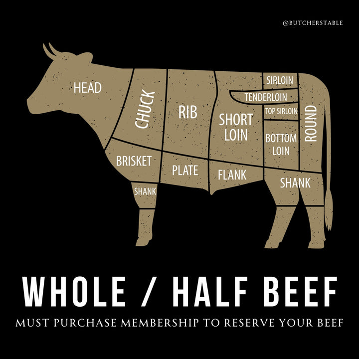 Whole or Half Beef